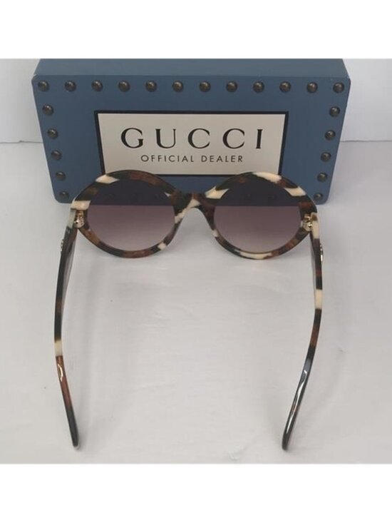 Authentic GUCCI WOMENS ROUND/OVAL HAVANA HAVANA RED FASHION DESIGNER EYEWEAR